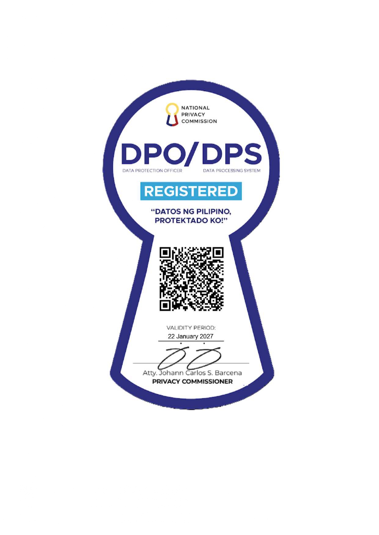 NPC Seal of Registration