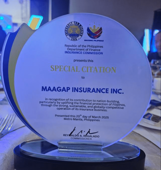 MAAGAP Insurance Inc. Honored with Special Citation from the Insurance Commission