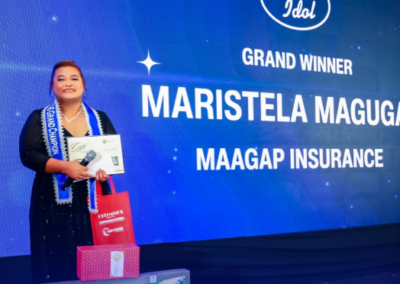 MAAGAP Insurance’s Maris Magugat is declared champion of the 2026 PIC Idol